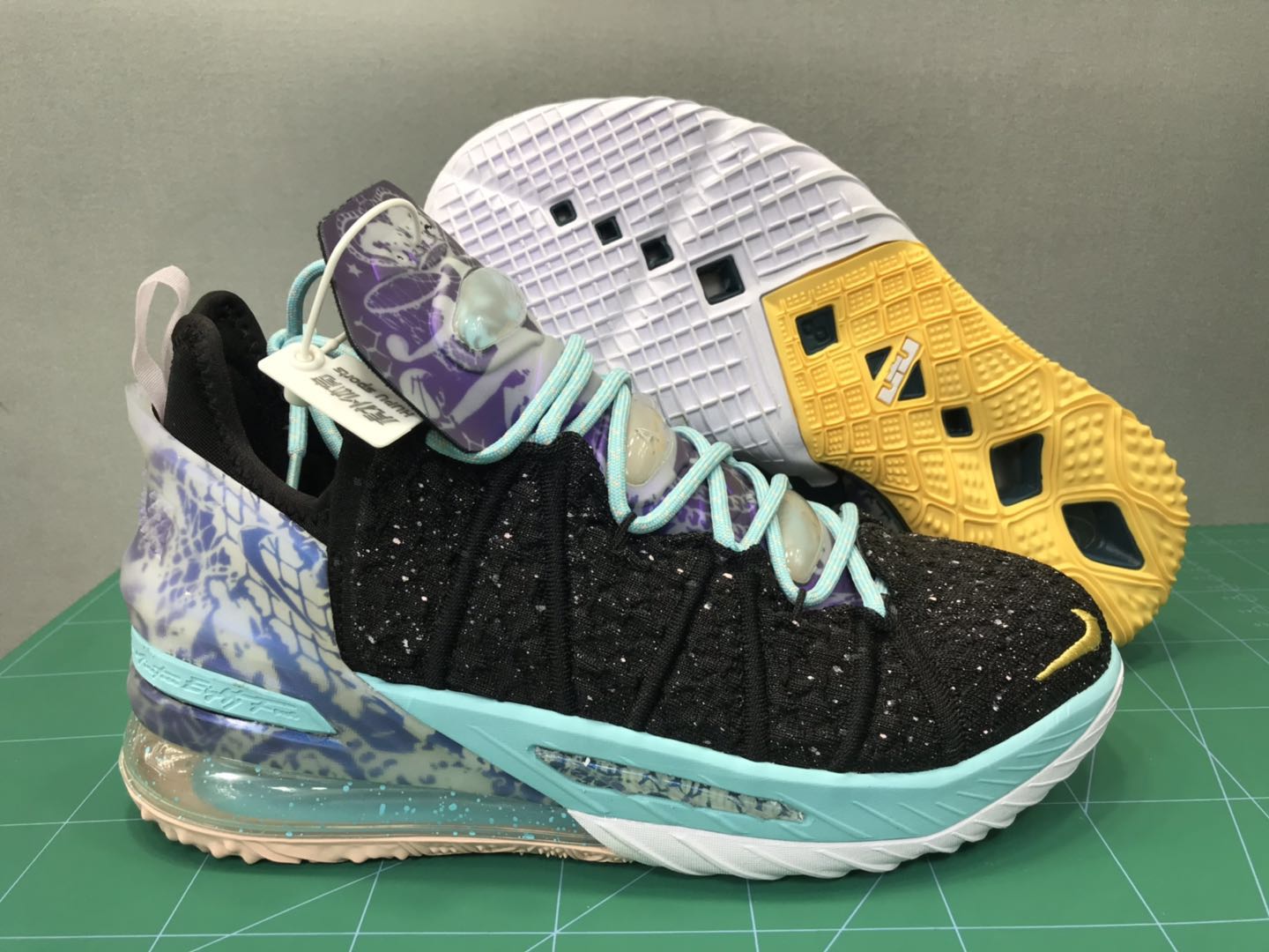 2020 Nike LeBron James 18 Madarick Duck Colorful - Click Image to Close